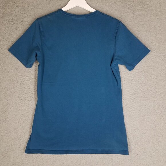 Gymshark T-Shirt Adult Medium Blue Gym Workout Active Casual Crewneck Basic - Picture 2 of 8